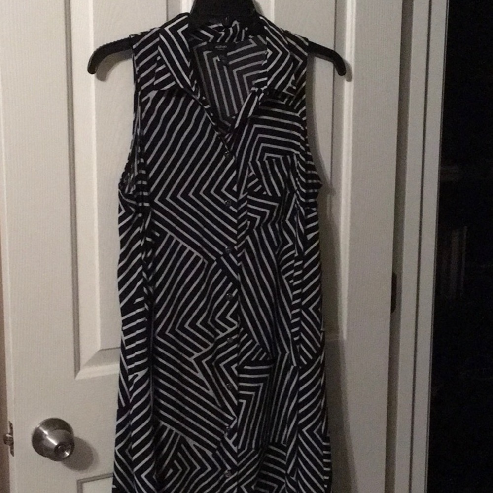 Black and white dress